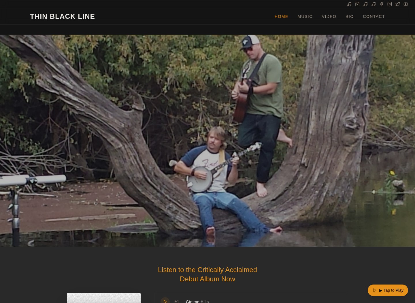 Thin Black Line website